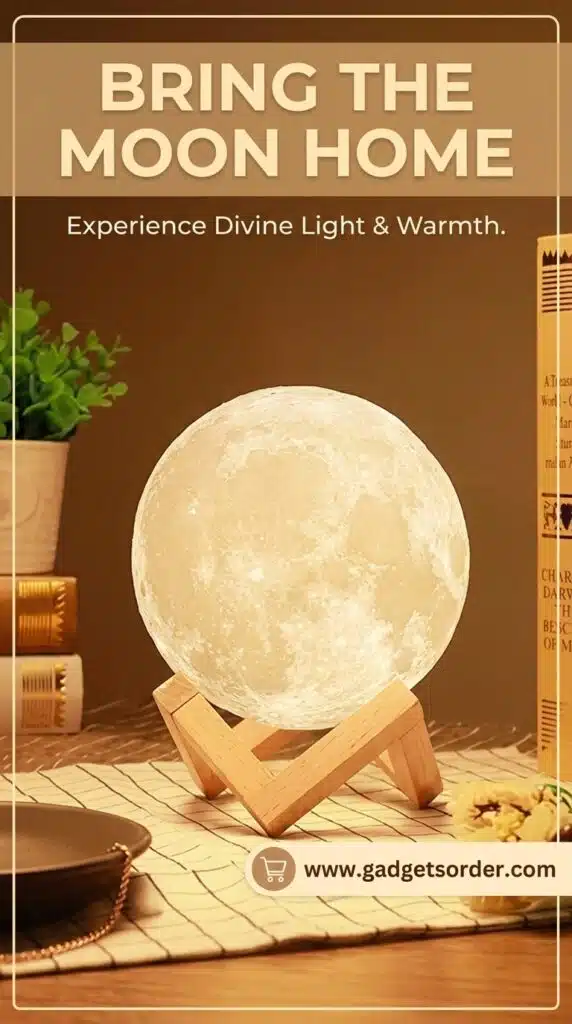 Discover the Enchanting Glow of Our 3D Printed Moon Light ๐ป Tech Gadgets Discover the Enchanting Glow of Our 3D Printed Moon Light - Gadgetsorder