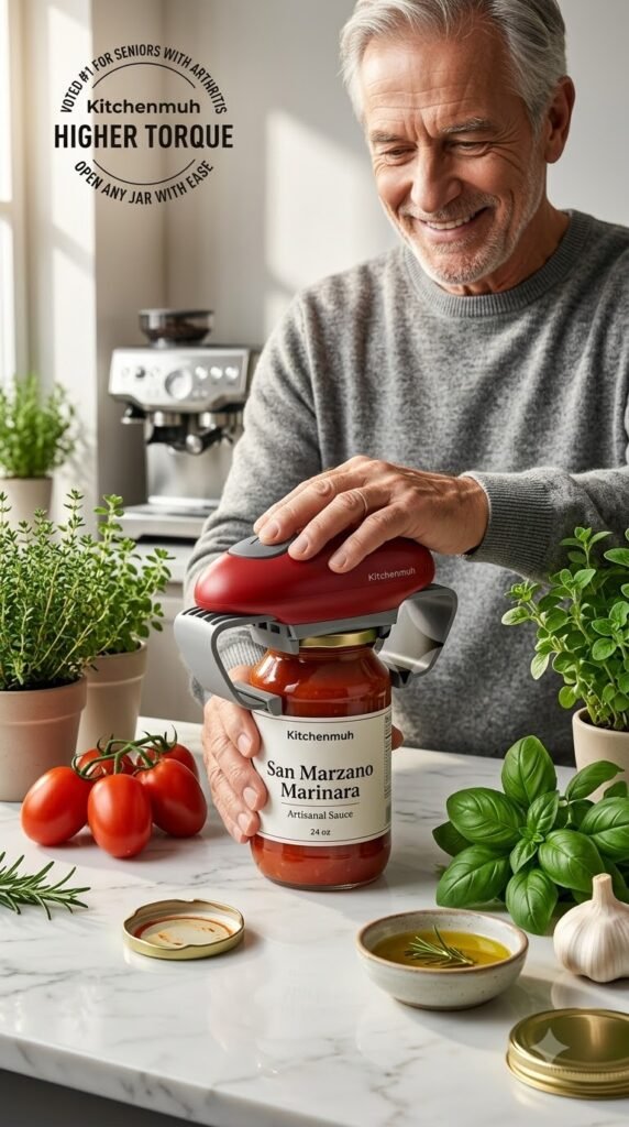 Higher Torque Electric Jar Opener for Seniors: The Easiest Way to Open Any Jar Again ๐ณ Kitchen Gadgets Higher Torque Electric Jar Opener for Seniors: The Easiest Way to Open Any Jar Again - Gadgetsorder