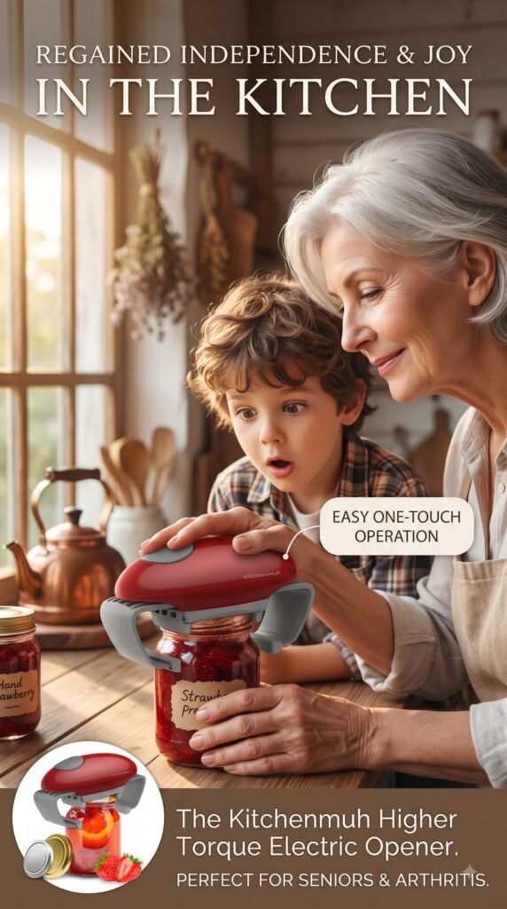 Higher Torque Electric Jar Opener for Seniors: The Easiest Way to Open Any Jar Again ๐ณ Kitchen Gadgets Higher Torque Electric Jar Opener for Seniors The Easiest Way to Open Any Jar Again